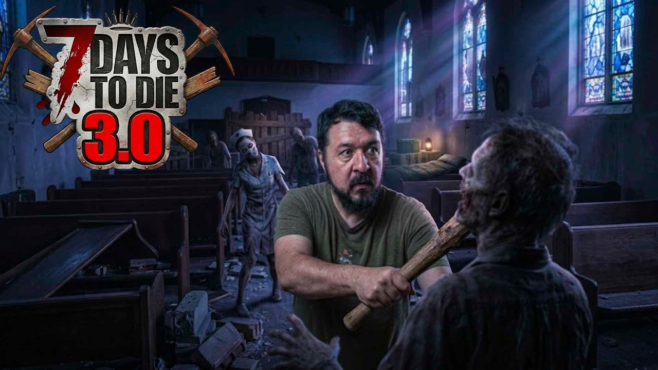 7 DAYS TO DIE 3.0 EP.3 "PRIMERA NOCHE EN LA IGLESIA"
