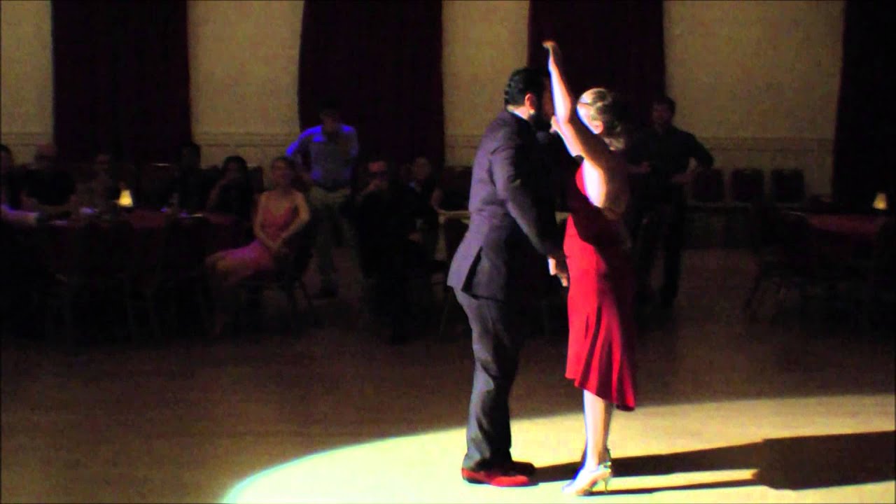 Cristian Sierra y Jeanine VanSise at Vecher Tango Aug 1, 2015
