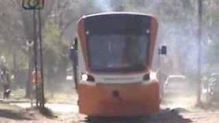 preview picture of video 'Ferrocentral (Tren de las Sierras) probando en Santa María'
