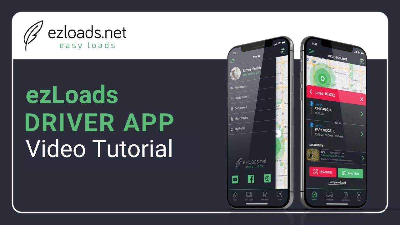 ezLoads Driver App Video Tutorial
