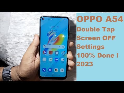 OPPO A54 Double Tap Screen Off / On Settings100% Done ! 2023