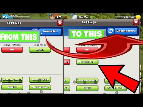 Come DISCONNETTERE l'account Supercell e connetterlo a Google Play | Con prova | Nessuna informaz...