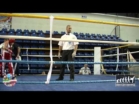 Seaneen Flynn IRL v Polina Potapova RUS Junior WAKO World Championships 2014