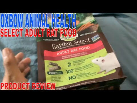 ✅  Oxbow Animal Health Garden Select Adult Rat Food 🔴
