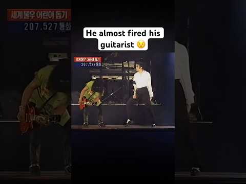 MICHAEL JACKSON HISTORY TOUR BLACK OR WHITE | SLASH WOULDNT STOP PLAYING 😯