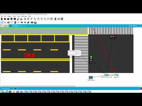 IoT packet tracer - A demo of smart traffic in a smart city