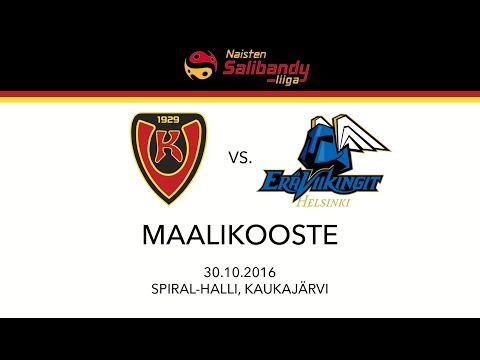 Naisten Liiga: Koovee-EräViikingit, 30.10.2016, Maalikooste