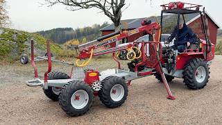 شاحنة نقل جذوع الأشجار المقطوعة Kranman Bison 6000 | صورة 4 - Agroline