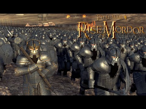 THE DWARVES AND ELVES GO TO WAR! - Total War Rise of Mordor Multiplayer Battle