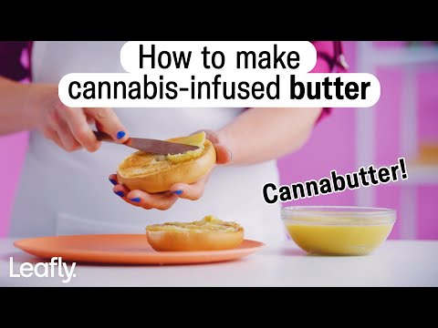 How to make cannabutter (cannabis-infused butter)