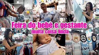 Comprando o enxoval do bebê, feira bebê e gestante, muita coisa linda|| Laís Veloso