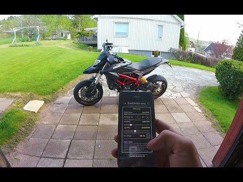 Ducati Hypermotard 821 with Quick Shift Healtech iQSE - 0-180 Onboard & Soundcheck