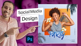 Social Media Design | Photoshop tutorial | instagram