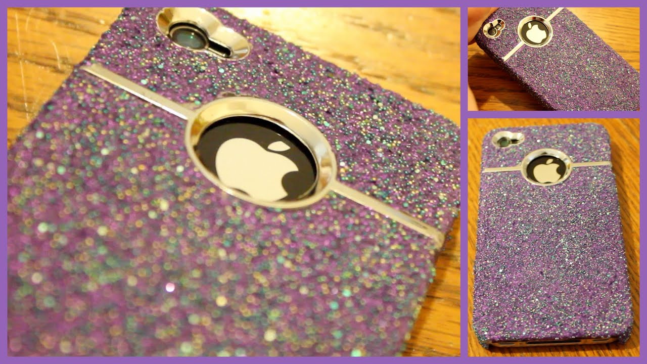 DIY Sparkle iPhone Case!