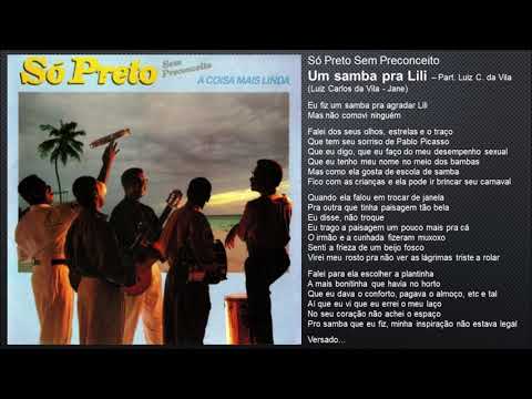 Um samba pra Lili - Só Preto sem Preconceito