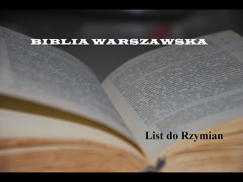 BIBLIA WARSZAWSKA NT 06 List do Rzymian