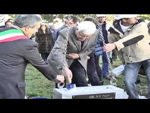 ONDA TG 11.12.2014 - POSA PRIMA PIETRA NUOVO OSPEDALE DI SULMONA