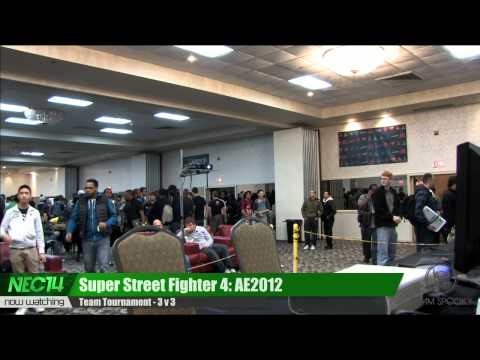Super Street Fighter 4 AE2012 3 v 3 Teams Part 1 - Northeast Championships 14