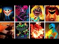 Poppy Playtime Chapter 1 4 ALL Bosses Deaths Comparison Showcase