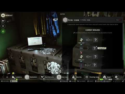 Escape from tarkov - Black keycard from hideout - Scav box drop. Worth it!