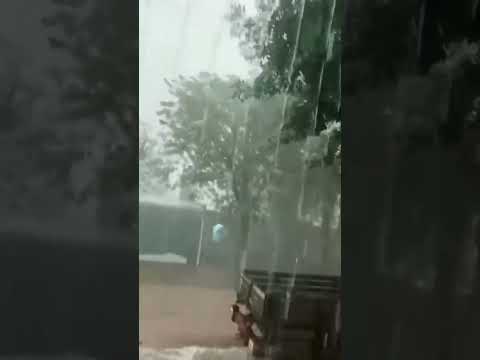 Uma tempestade muito forte atingiu a localidade de Guatraché,La Pampa  Qui,22/1/2026⛈️#Especial5k