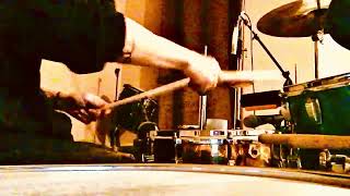 Brian Tichy plays a fun cowbell ostinato groove over a 5/16 pattern on the kick…