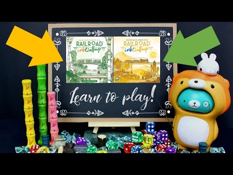 Railroad Ink Challenge Tutorial (Base Game)