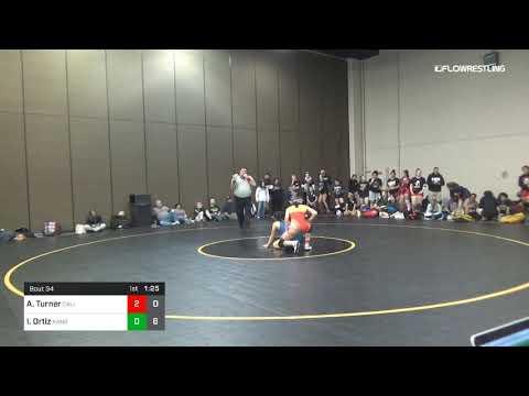 106 Lbs Quarterfinal Adrienna Turner California Red Vs Isabell Ortiz Kansas Dual