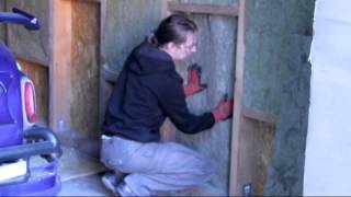 утепление стен каркасного дома