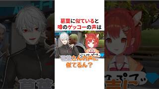 葛葉に似ていると噂のゲッコーの声を聞くにじ女子たち　VTuber#にじさんじ#雑学#豆知識