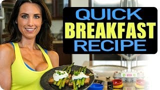 Perfect Poached Eggs & Asparagus Toast—Quick Breakfast Recipe | Autumn Fitness