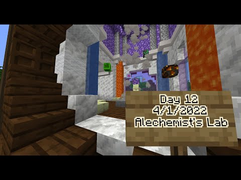 Minecraft || Build a Day Challenge || Day 13 || Alchemist's Lab