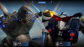 BLACK KING vs MEGATON (Legendary) Override 2: Super Mech League