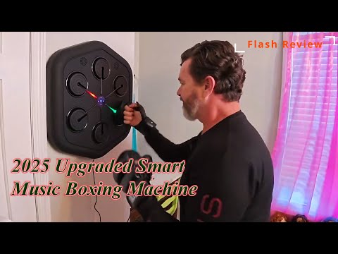 2025 Upgraded Smart Music Boxing Machine | LED Rhythm Training | Home Gym Fat-Burning Workout
