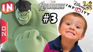 The Avengers Play Set - Part 3: HULK IN THE HOUSE!!!!! Disney Infinity 2.0 (Dad & Chase Commentary)