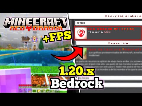 🔥Boost your Minecraft PE 1.20.X FPS with Red Dragon!🔥