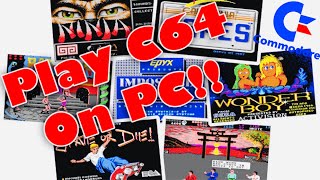 How To Play Commodore 64 Games on PC!