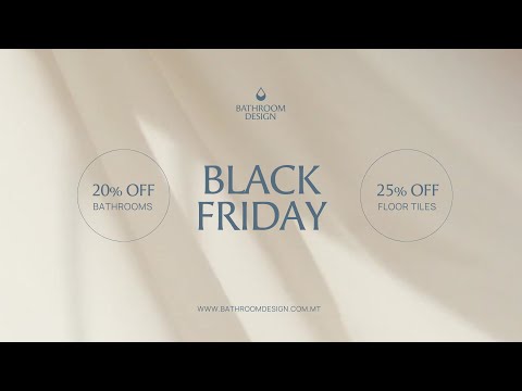 Black Friday Bathroom Design