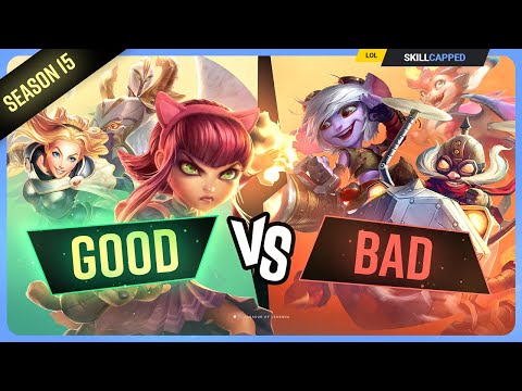 GOOD vs BAD Mid Laners in SEASON 15! - League of Legends