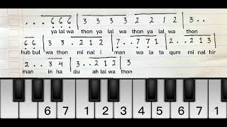 Download lagu mars syubbanul wathon / ya lal wathon not angka piano pianika keyboard drumband mp3