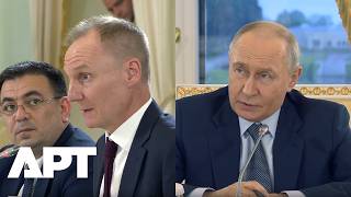 AP Asks Putin About Ukraine, and He Delivers His Longest Answer of the Night | APT
