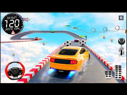 Crazy GT Cars Mega Ramp Impossible Racing - Car Stunt Master Simulator 3D : Android GamePlay