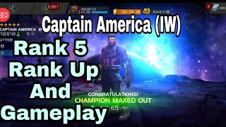 5* Captain America Infinity War - Ranking Upto Rank 5  And Gameplay