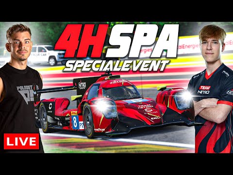 Wir fahren nochmal das WETTERCHAOS von Spa im LMP2! | 4H Spa Specialevent | Mabix LIVE