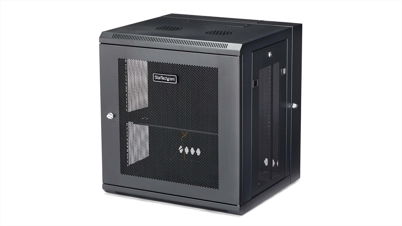 12U Wall-Mount Server Rack Cabinet - RK12WALHM | StarTech.com
