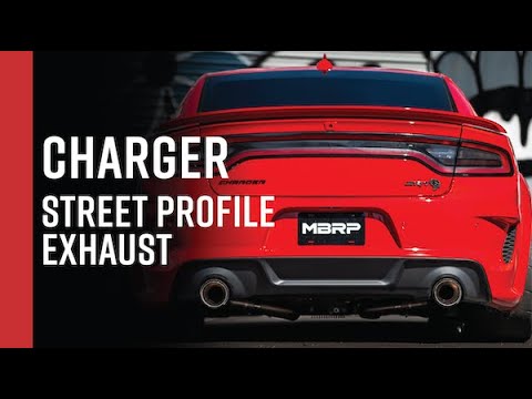 DODGE CHARGER HELLCAT // MBRP 3\" Cat-Back, Dual Rear Exit, Street Profile Exhaust Overview