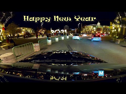 🚘 Driving Tour of Tirana | 🎊 Happy New Year 2021 @MTravelVlog