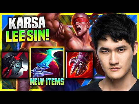KARSA PICKS LEE SIN WITH NEW ITEM ECLIPSE! - TES Karsa Plays Lee Sin Jungle vs Graves!