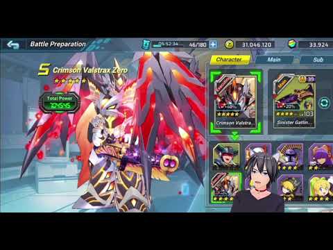 [Mega Man X Dive] Crimson Valstrax Zero Showcase (Monster Hunter Rise 2nd Collab Event)