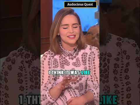The Moment It Hit Emilia Clarke That She Has Made It Big | Shorts #emiliaclarke